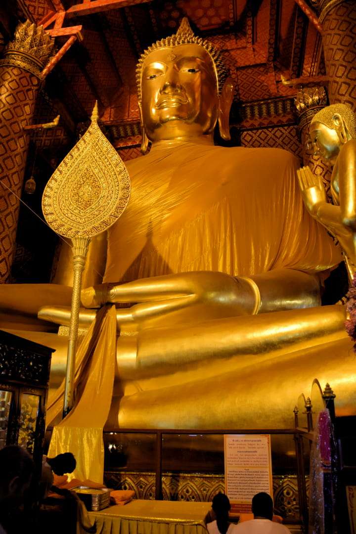 Ayutthaya - Wat_Phanan_Choeng_Wora_Wihan - Buddha