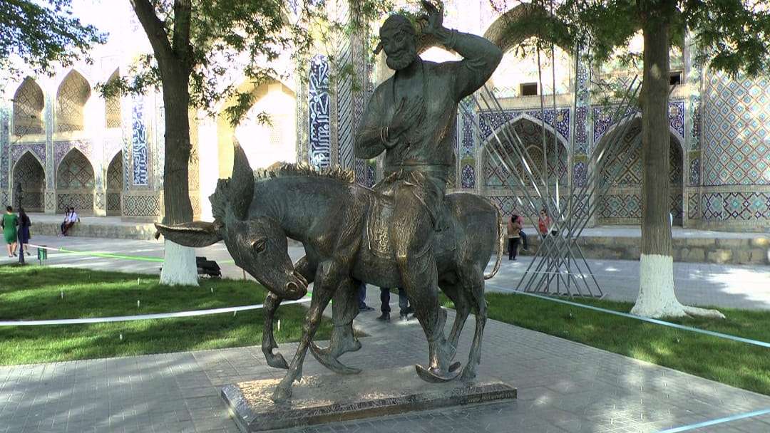 Bukhara. Statua di Nasreddin Khoja