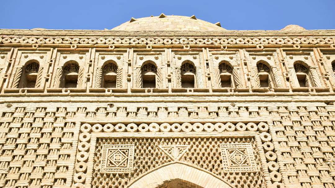 Bukhara. Mausoleo Ismail Samani - Dettaglio decorazione