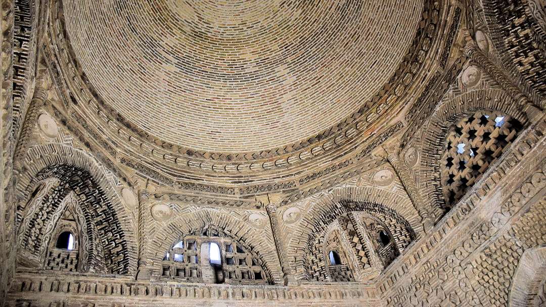 Bukhara. Mausoleo Ismail Samani - Dettaglio interno