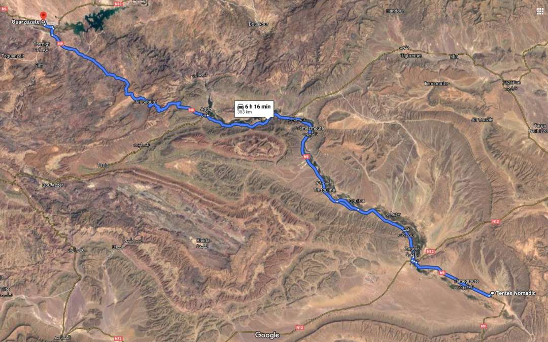 Google Maps - La Valle del Draa